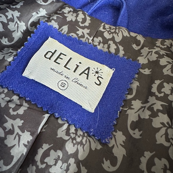 Vintage Thinsulate Blue Peacoat- Size Small - Picture 2 of 8